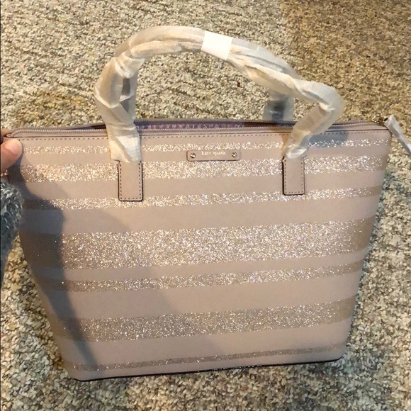Kate Spade sparkly striped bag - Picture 6 of 6